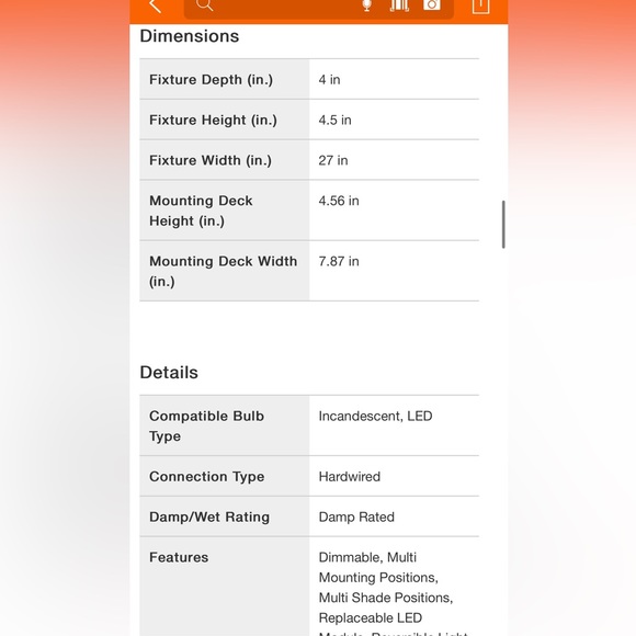 Meridian Bronze vanity light New In Box - Picture 12 of 13